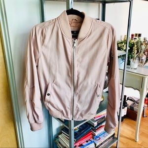 Missguided pale pink bomber jacket! 🎀